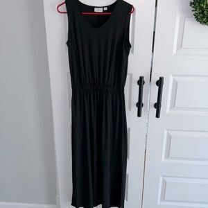 Joan Rivers black classic maxi dress size small‎
